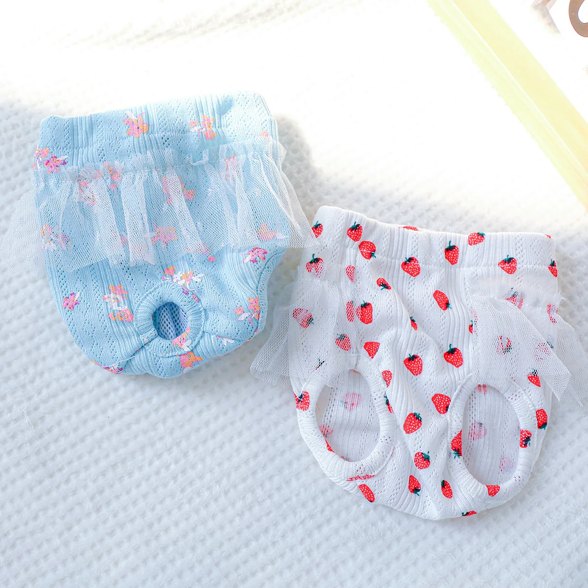 Girl Princess Sanitary Pant For Dogs Comfort Cute Small Medium Animal Puppy Chihuahua Poodle  Physiological Pants Accessories