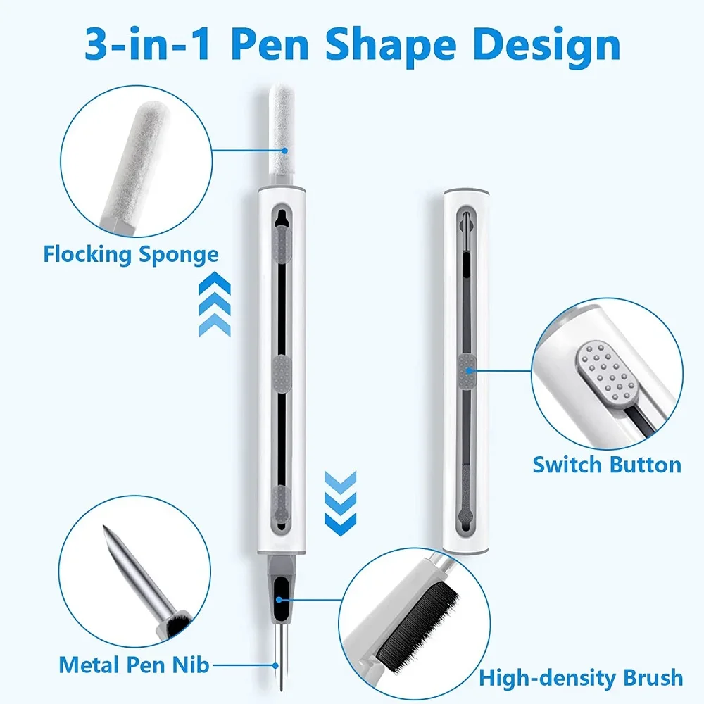Cleaner Kit for Airpods Pro 3 2 1 Earphone Cleaning Pen Brush Earbuds Clean Tools For Samsung Huawei Xiaomi Headset Charging Box