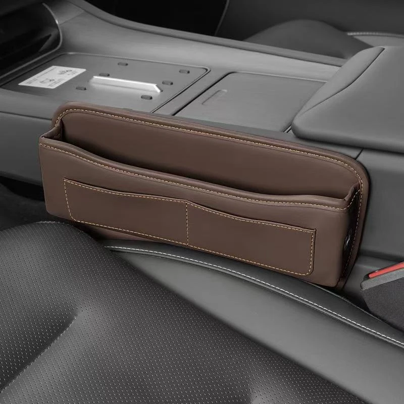 مقعد السيارة شق الفجوات صندوق تخزين مقعد المنظم الفجوة شق حشو حامل لمحفظة الهاتف السجائر شق جيب صندوق تخزين السيارة