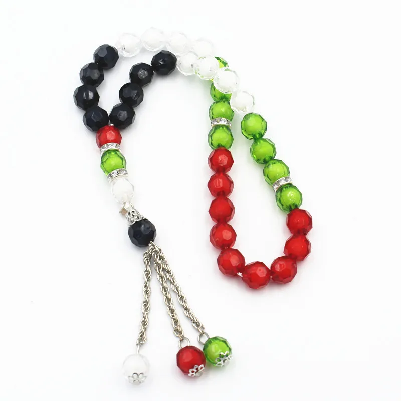 33 beads 10mm acrylic Middle Eastern directional rosary male and female Mouslin prayer bracelet