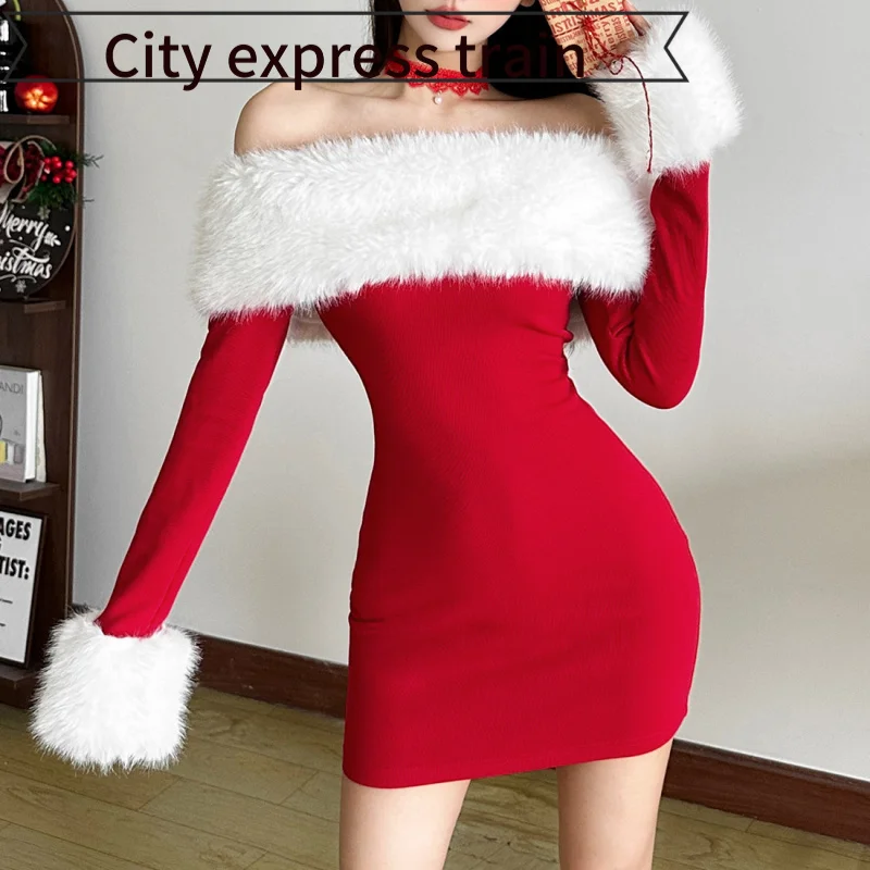 

Sexy Lace Me Slim Fit Strapl Dr Autumn Winter Cisas Slimming Color Blo High Waist Long Sve Dr