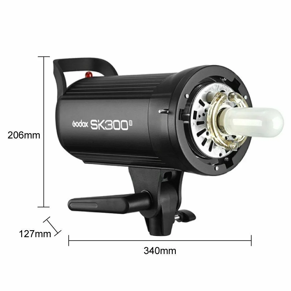 Godox – Flash de Studio SK300II 300Ws, stroboscope 2.4G intégré, sans fil, système X, professionnel pour la prise de vue photographique