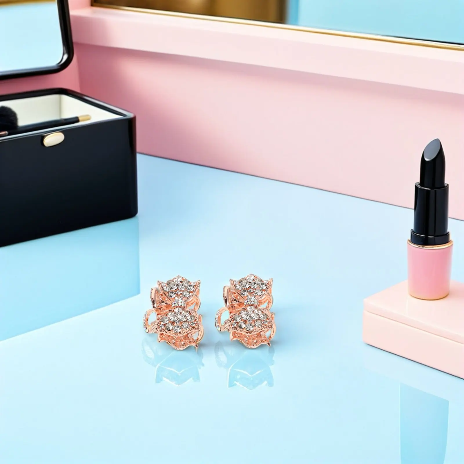 

Набор из 4 заколок для волос с кристаллами и стразами в виде банта, элегантные заколки-бантики для женщин, аксессуары для укладки хвостов и кос