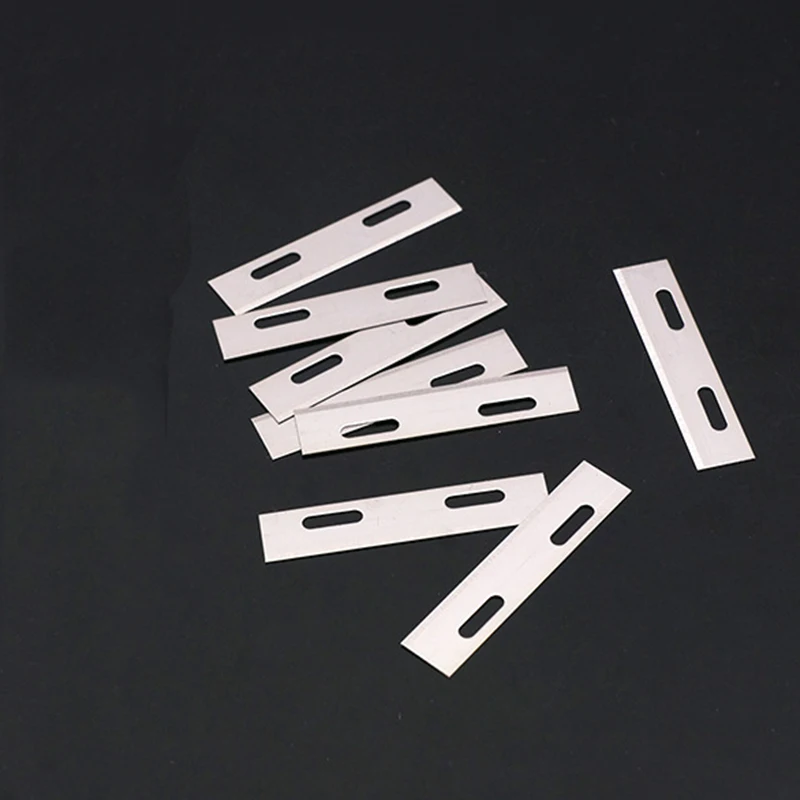 5/10Pcs Stainless Steel Replacement Blades For DIY Leather Craft Skiver Safety Strander Lace Maker Tool