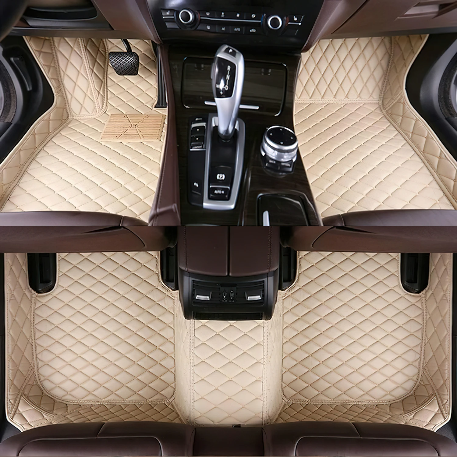 الحصير سيارة ل وي موكا القهوة 01 05 4WD 2022 2023 2024 2025 2026 السيارات القدم السجاد الجلدية السجاد منصات مجموعة كاملة حصائر السيارة #1