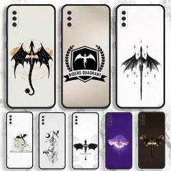 Dragon F_Fourth Wing Art Phone Case For Samsung Galaxy A13,A21s,A22,A31,A32,A52,A53,A71,A80,A91 Soft Black Phone Cover