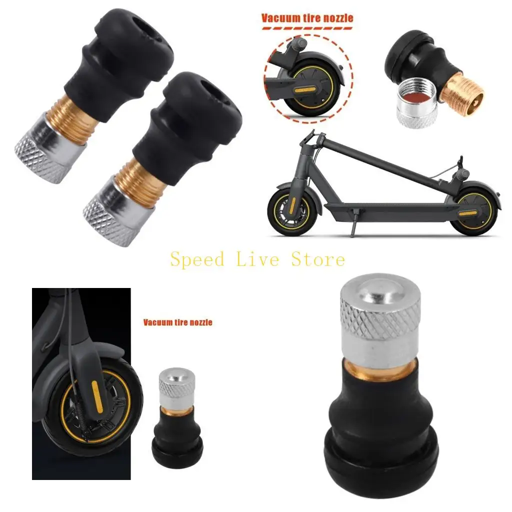 

547C 1pcs/2pcs/4pcs High Performances Vacuum Tire Valves For G30D Electric Scooter with Secure Fit and Leak Prevention