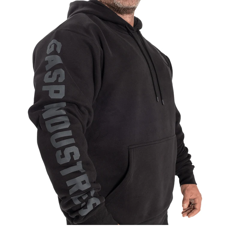 

GASP Мужская толстовка с капюшоном Long Sve Одежда для тренировок на открытом воздухе Fitn Одежда из органического хлопка Oversize Muscle Спортивная одежда Осенне-зимняя корзина...