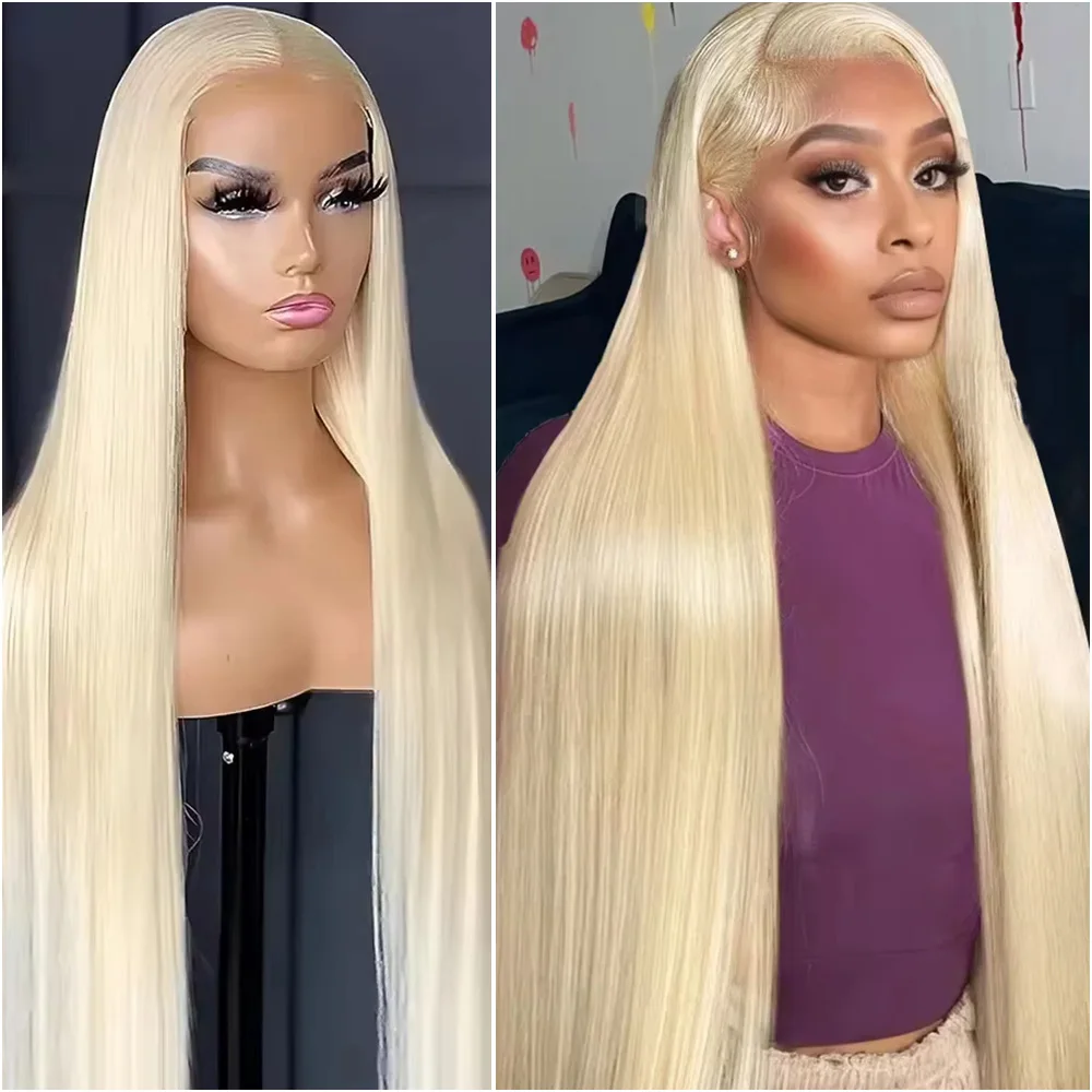 36 Inch 613 Blonde 13x6 HD Lace Frontal Wig 100% Human Hair 200% Density 13x4 Lace Front Wigs Brazilian Bone Straight Preplucked