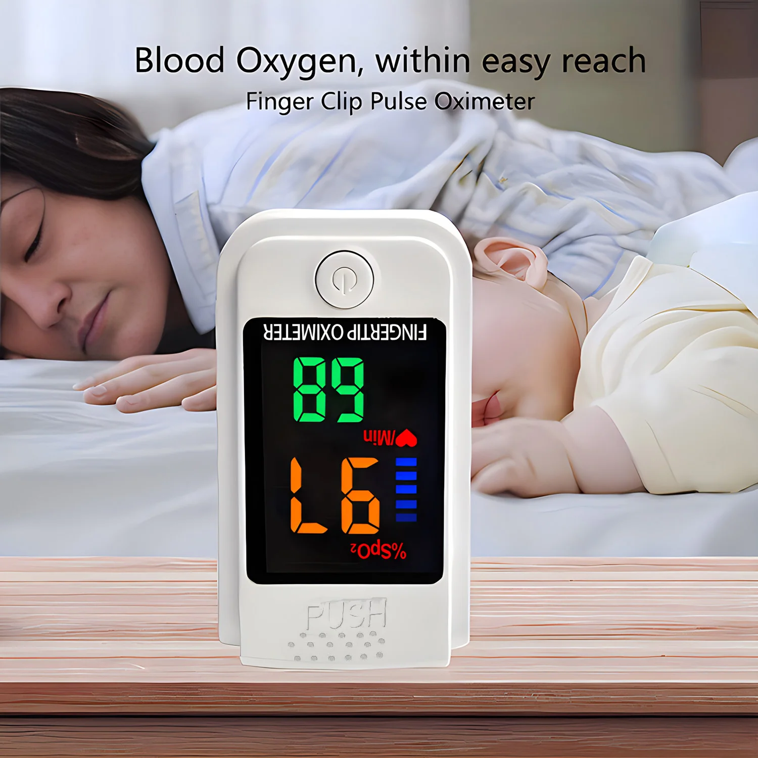 Finger Pulse Oximeter Medical Portable Blood Oxygen Oxymetre Heart Rate Saturation Meter OLED Oximetro De Dedo