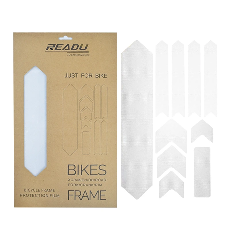 Bike Frame Protection Sticker, High Impact Bicycle Frame Guard, Mountain Bike Protective Tape, Protects Your Bike Frame