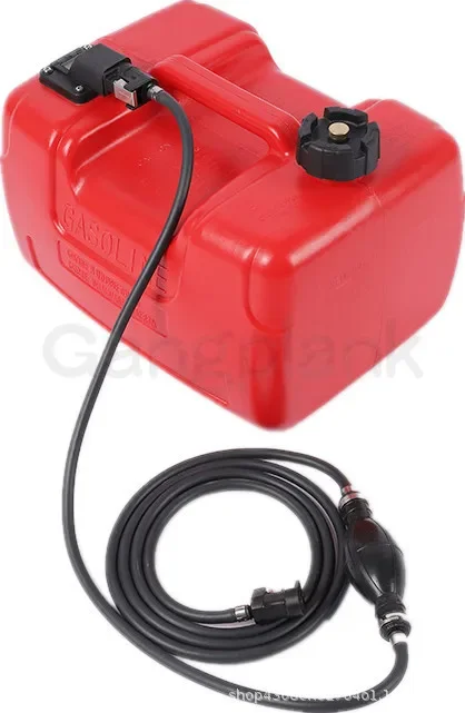 Tanques de óleo para motor de popa, tanque de óleo de popa 24l, tanque de combustível vermelho, peças de motor de barco 33.5*26.5*45.5cm 3kg