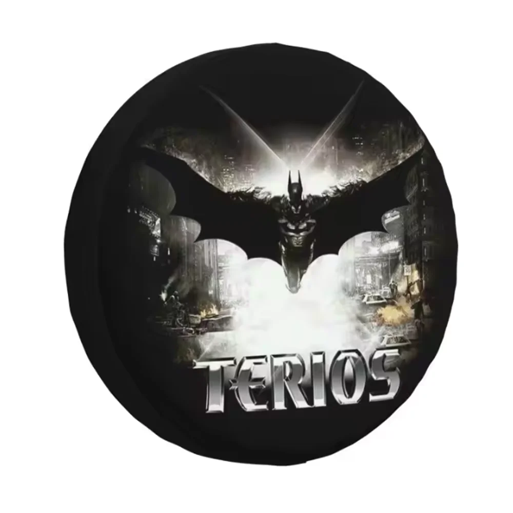 1 × سيارة نمط البوصلة بولي كلوريد الفينيل بولي Leather الجلود قطع غيار عجلة غطاء الإطارات حامي الحقيبة ل دايهاتسو تيريوس تويوتا هوندا اكسسوارات