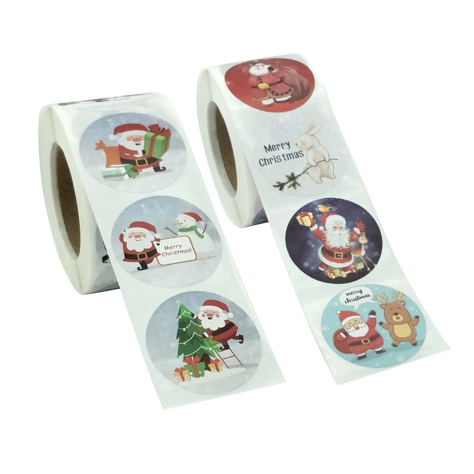 500pcs/roll Christmas Envelope Seal Sticker Gift Label Stickers Card Decoration