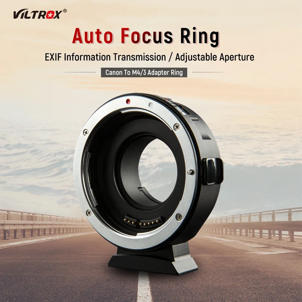 Viltrox EF-M1 Lens Adapter Ring Mount AF Auto Focus for Canon EF/EF-S Lens to M4/3 Micro Four Thirds Camera for GH5/4/3 Olympus
