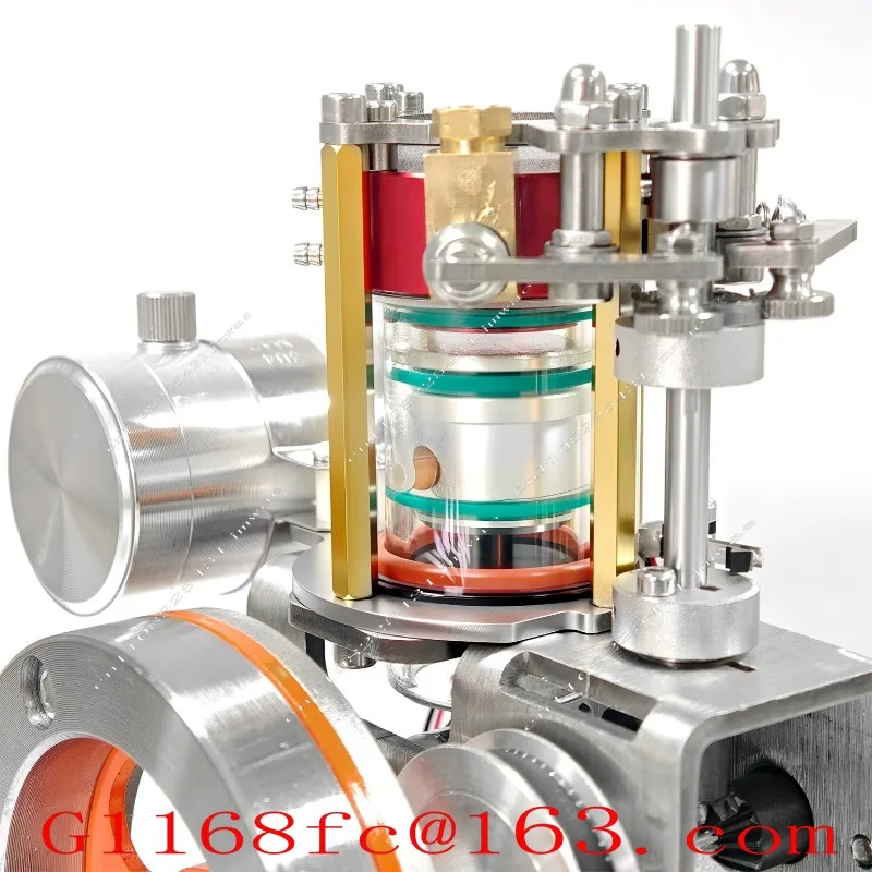 High Quality Professional Mini Transparent Single Cylinder Engine Model Can Start Engine Parts