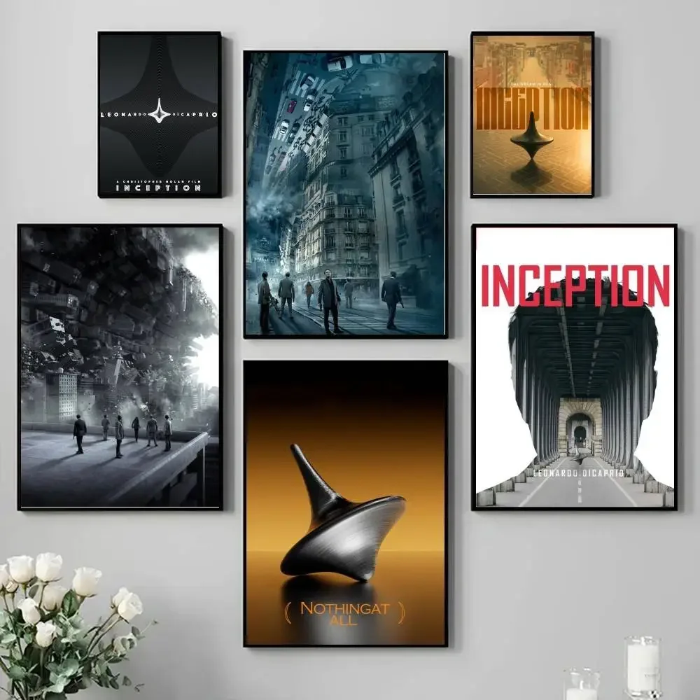 I-Inception Poster Self-adhesive Art Waterproof Paper Sticker Coffee House Bar Room Wall Decor