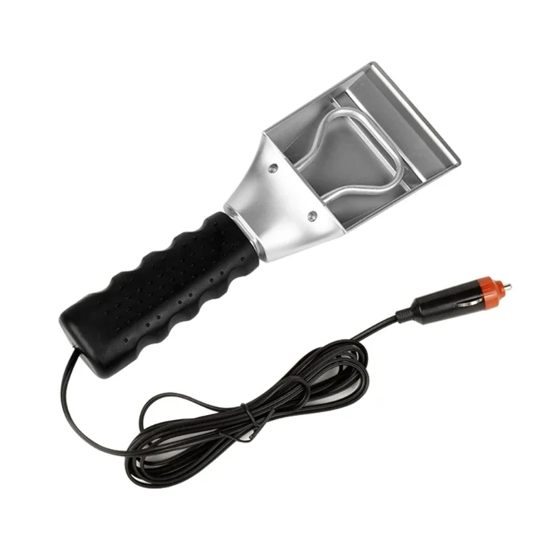 12V Heated Car Windshield Ice Scraper Electric Snow Shovel Hand Tools Vehicle Window Cleaning Accessories Scratch