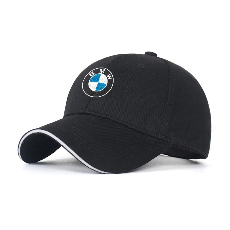 1PCS Fashion Car Duck Tongue Cap For BMW 3D Hat Auto MOTO GP Racing F1 Baseball Cap Hat Adjustable Casual Trucket Hats Hip-Hop