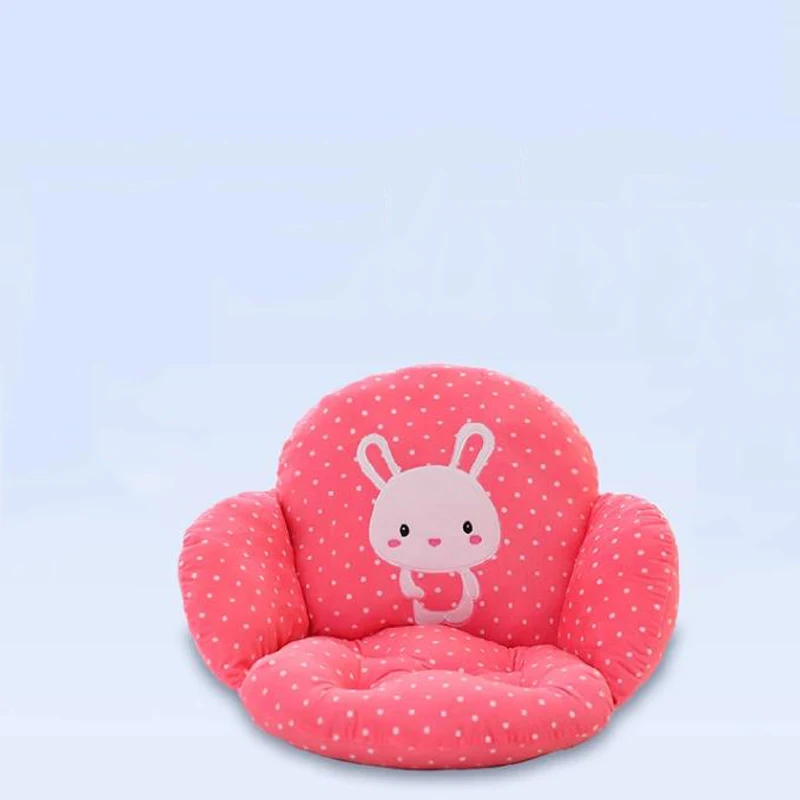 Office Chair Mat Autumn Winter One-piece Student Stool Cushion Cartoon Cute Plush Seat Cushion Soft Thicken Backrest Cushions