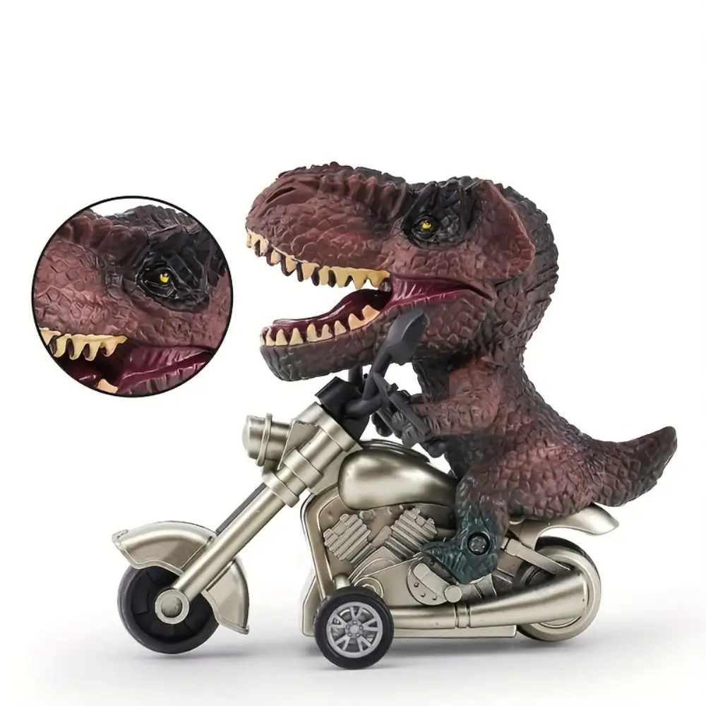 Animal Figurines Dinosaur Modeling Motorcycle Retro Motorcycle Childrens Toys Simulation Locomotive Motorcycle Children Gits view 2