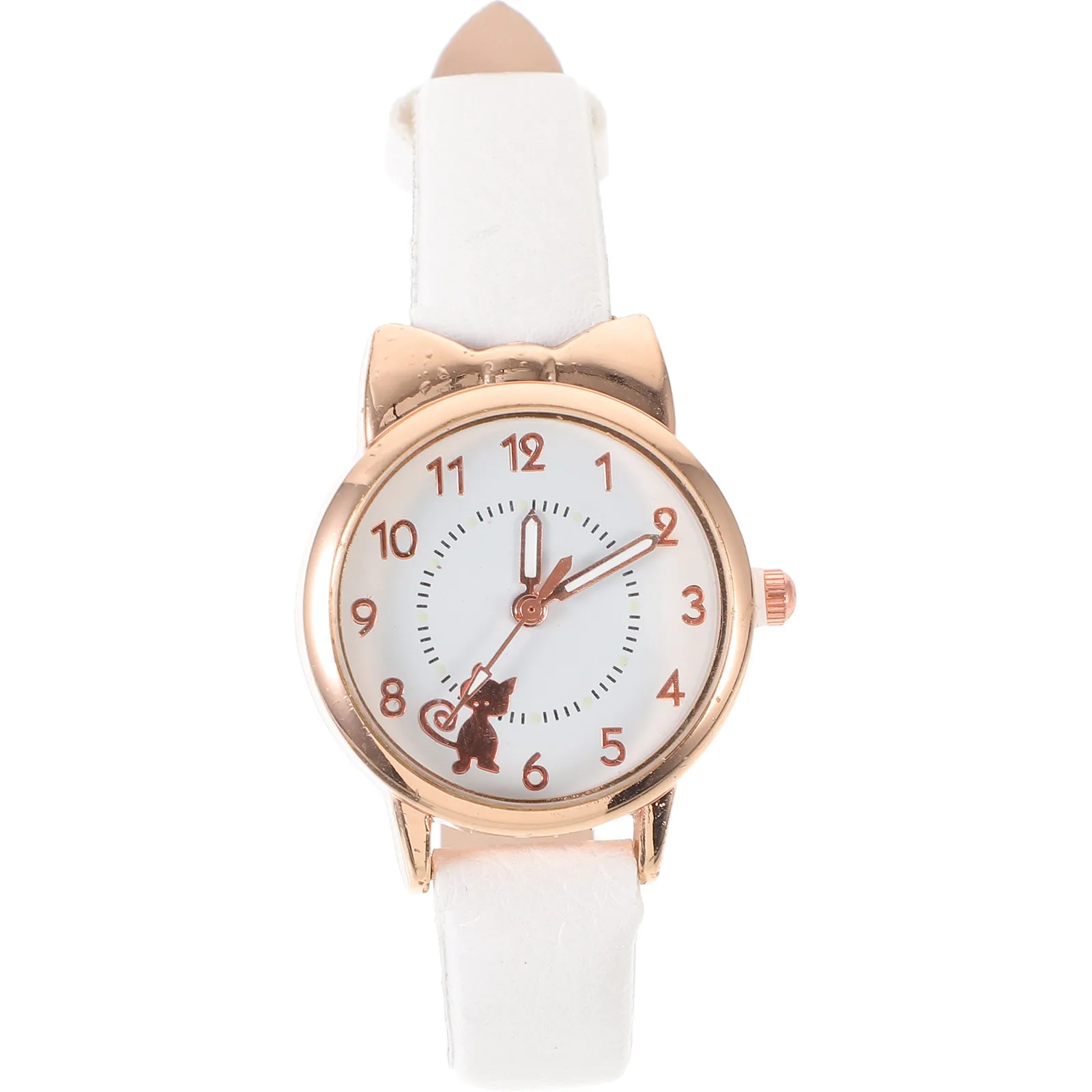 

Наручные часы для девочек со светящимися стрелками, прочные, модного дизайна, отличный подарок для детей, рождественские милые детские часы