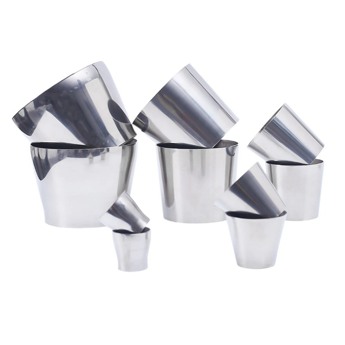 Inner Dia 38mm-76mm Car Mandrel Exhaust Bend Elbow Pipe SS201/304 Stainless Steel Tube Exhaust Pipe Adapte Concentric Reducer