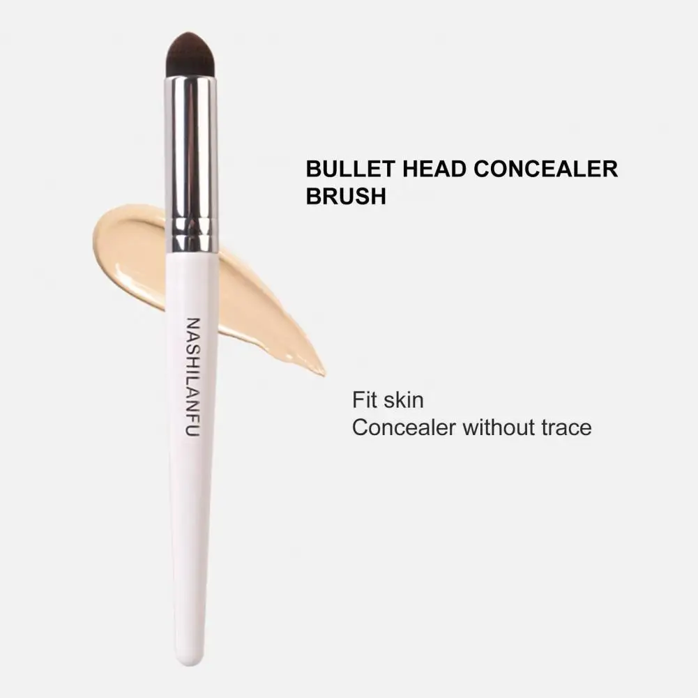 Foundation Brush Beveled Head Concealer Brush Strong Grasping Power Anti-slip  Useful Professional Foundation Cosmetic Tool