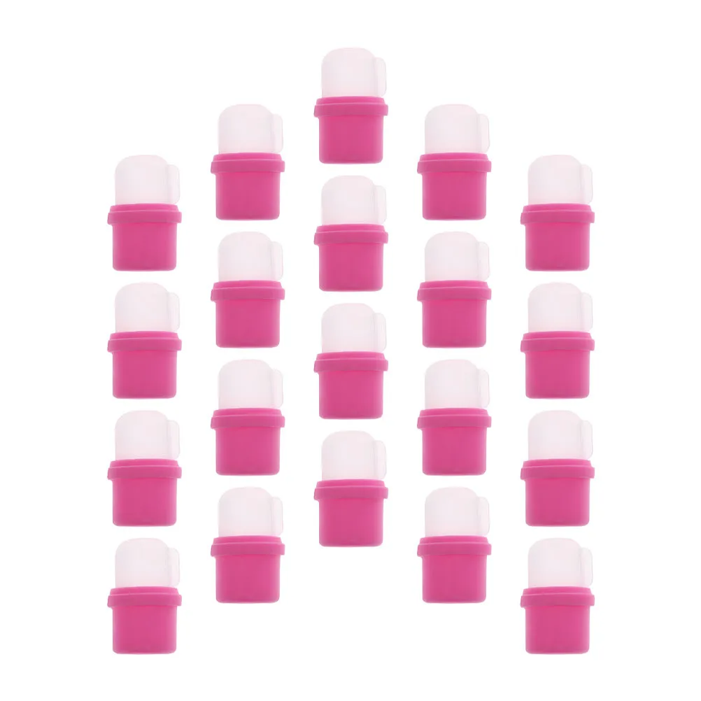 20Pcs Nail Soaker Covers Portable Soak Off Caps Comfortable Convenient DIY Nail Art Tool Convenient Soak Off Caps