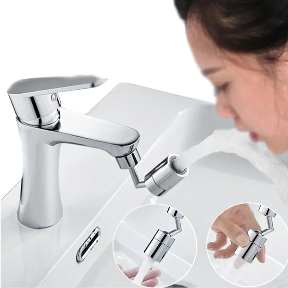 

720° Universal Rotation Faucet Splash Filter Faucet Spray Head Water Outlet Faucet Extender Bubbler Sprayer Bathroom Accessories