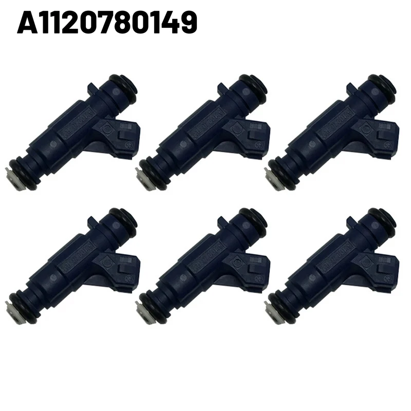 A1120780149 6 Injectors Fuel Injectors Car for Mercedes-Benz SLK320 W210 E320 E280 2.8L 3.2L V6 1995-2004