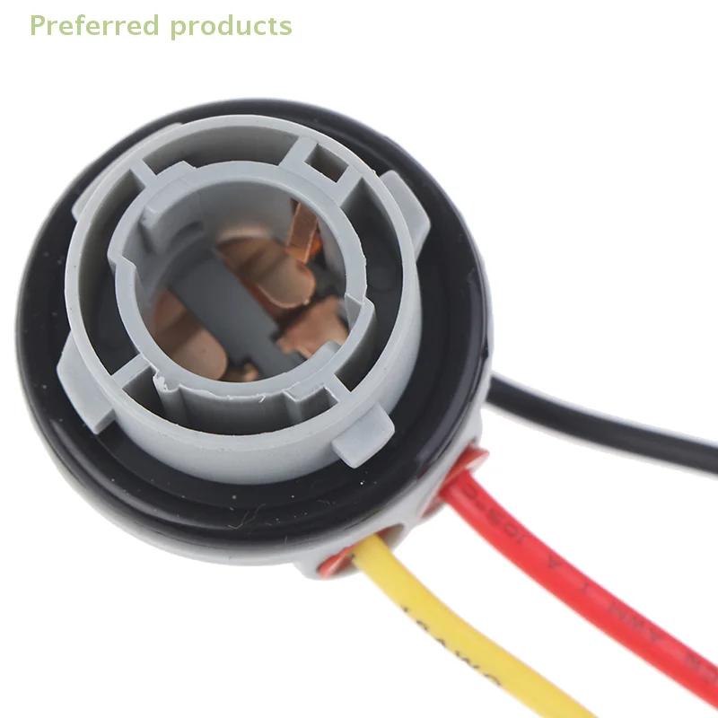 

2pcs 1156 1157 Bulb Socket BAY15D Lamp Holder P21/5W Adapter Base Connector LED turn signal lamp socket plug