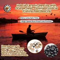 4P SMR137RSCB Cerámica Naranja ABEC-7 Rodamiento de bolas híbrido de acero inoxidable sin grasa Tornado rápido 7X13X4 mm SMR63 74 103 RSCB