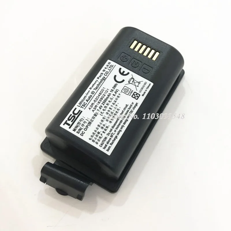 Original TSC Alpha-3R Battery PN A3R-52048001 for TSC-30B TSC-30D Portable Barcode Printer TSC30B TSC-3RB TSC-30W