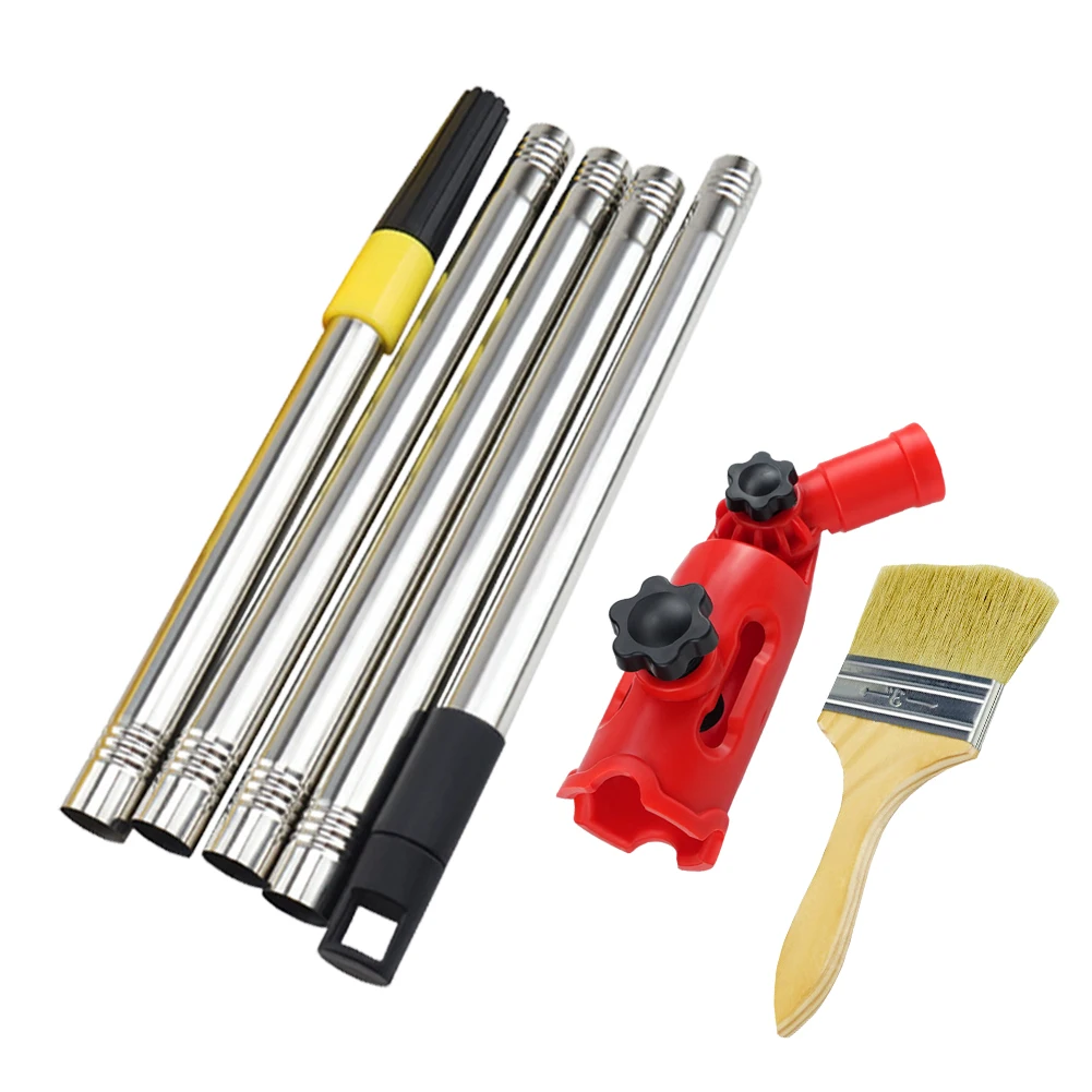 Multi-Angle Paint Brush Extender Paint Brush Extension Handle Detachable Telescopic Rod Removable Extension Rod for High Ceiling