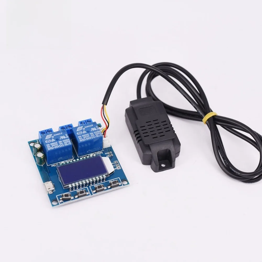 

For HVAC Systems Dual Output Module Temp Humidity Ctrl For Greenhouse Integrated Detection Probe Output Capacity 10A Max