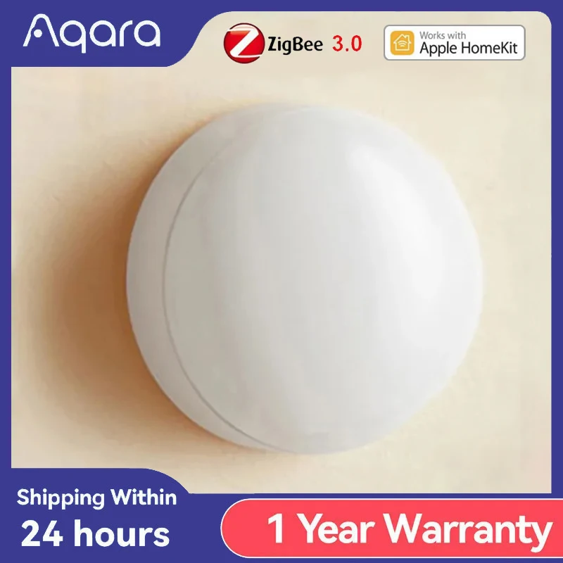 2023 Aqara Light Sensor T1 Brightness Sensor Zigbee 3.0 Smart home Light Detector Magnetic Remote Control Aqara Home Homekit APP