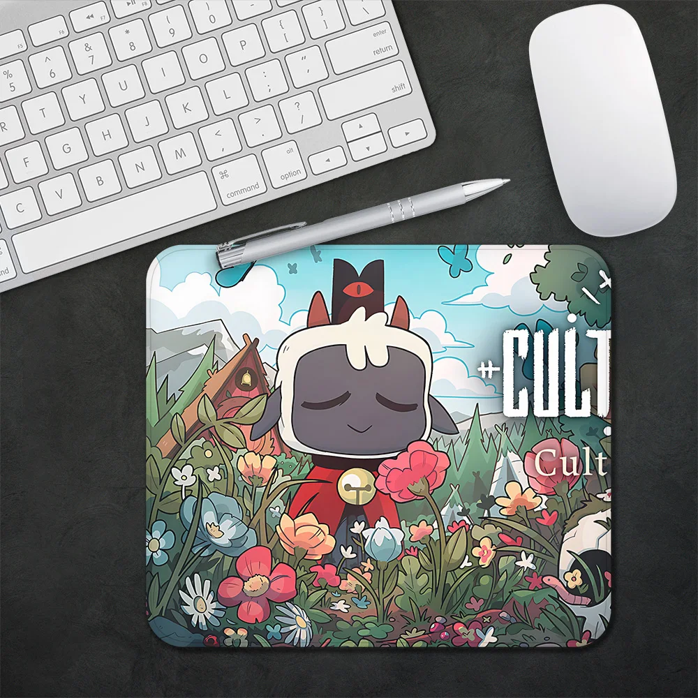 Cartoon Anime Cult of the Lambs Gaming Mouse Pad XS Small Mousepad For PC Gamer Desktop Decoration Office Mouse Mat Deskmat Rug