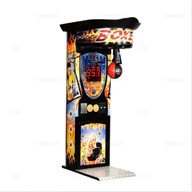 Selling street entertainment boxing machine amusement park coin-operated sports arcade boxing force measuring game machine