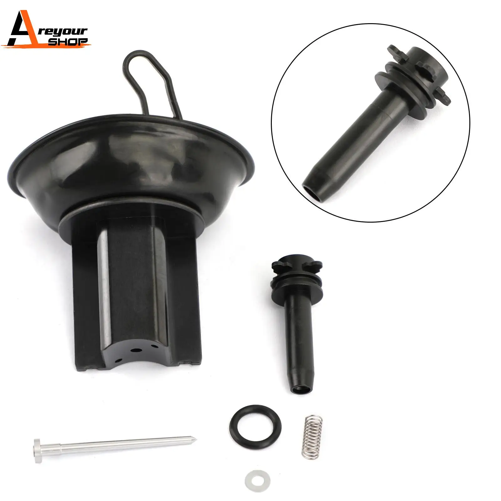 

Areyourshop for Honda CB400 VTEC CB 400 1 PCS Moto Carburetor repair kit plunger diaphragm Motorcycle Accessories Parts