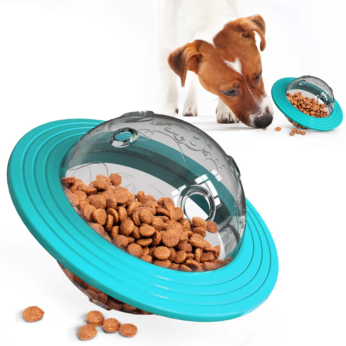 new pet supplies bite-resistant dog self-Hi toy Frisbee flying saucer food leakage ball device dog supplies For dog Plush