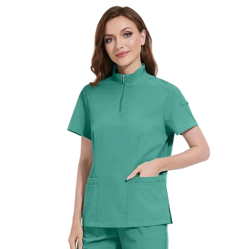 OP-Uniformen für Damen, Peeling-Set, medizinische Krankenschwester, Schönheitssalon, Arbeitskleidung, klinische Peelings, Oberteil + Hose, Spa, Arzt, Krankenpflege, Tunika, Anzug