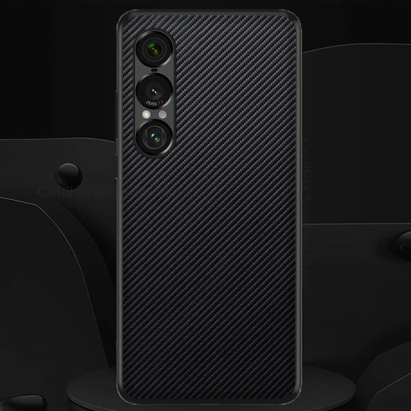 

For Xiaomi 15S Pro Carbon Leather Fiber Phone Case For Xiaomi 15 Pro Soft TPU Edge Protective Cover For XIAOMI 14 Pro mi 15s Pro
