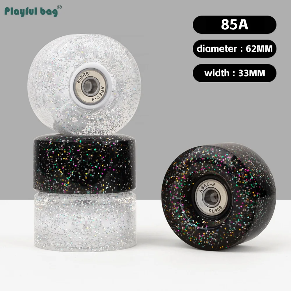 Ruedas Flash copo nieve con luces para patines – Brillantes universales - imagen 5