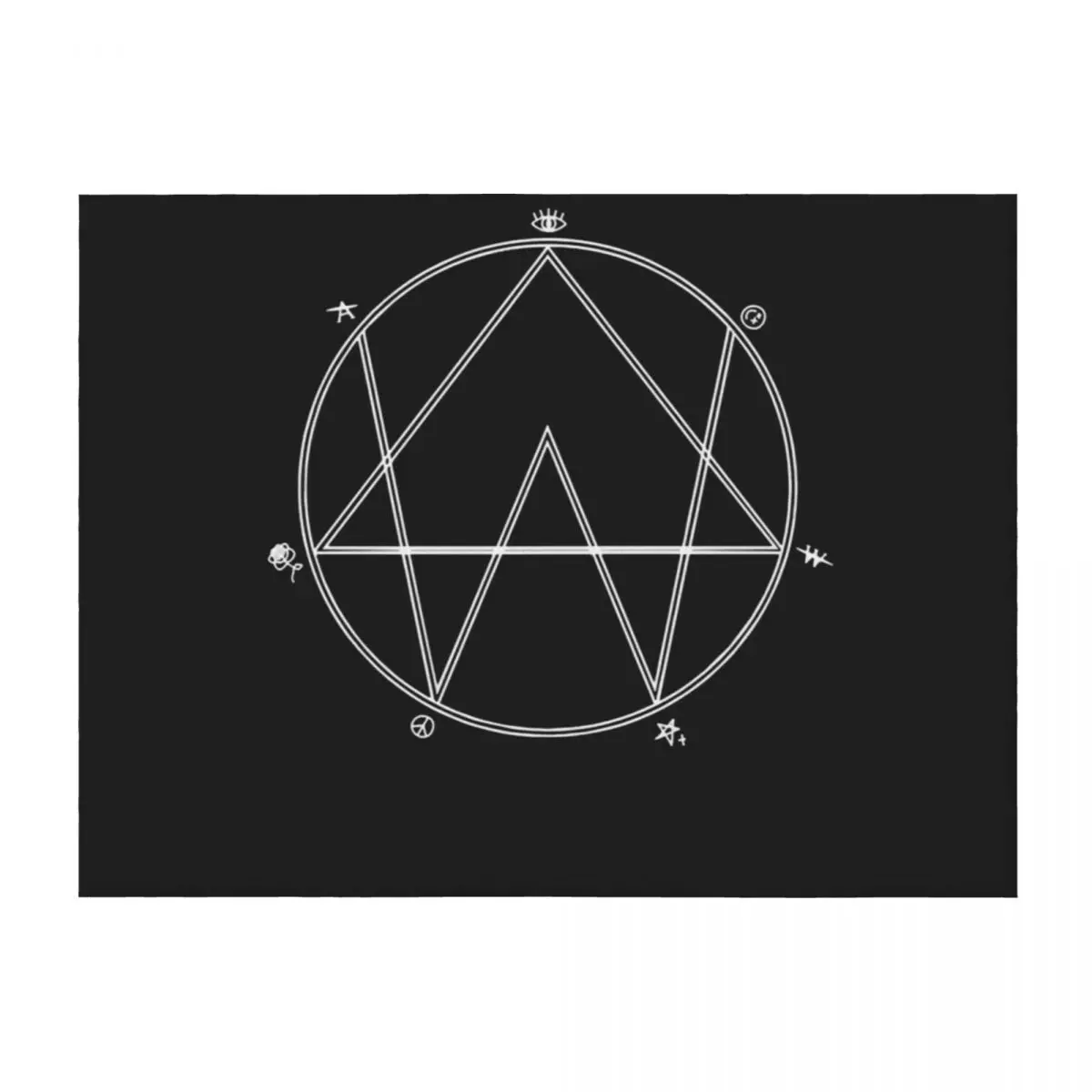 

Best seller alison wonderland logo merchandise essential t shirt Throw Blanket Plaid on the sofa wednesday Thin Bed Blankets