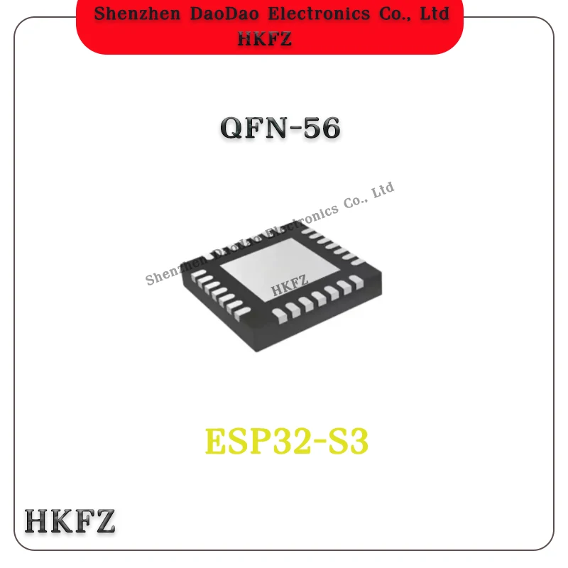 

ESP32-S3 ESP32-S3R2 QFN-56 Wi-Fi+ Bluetooth 5.0 2MB 32-bit MCU Chip New Original