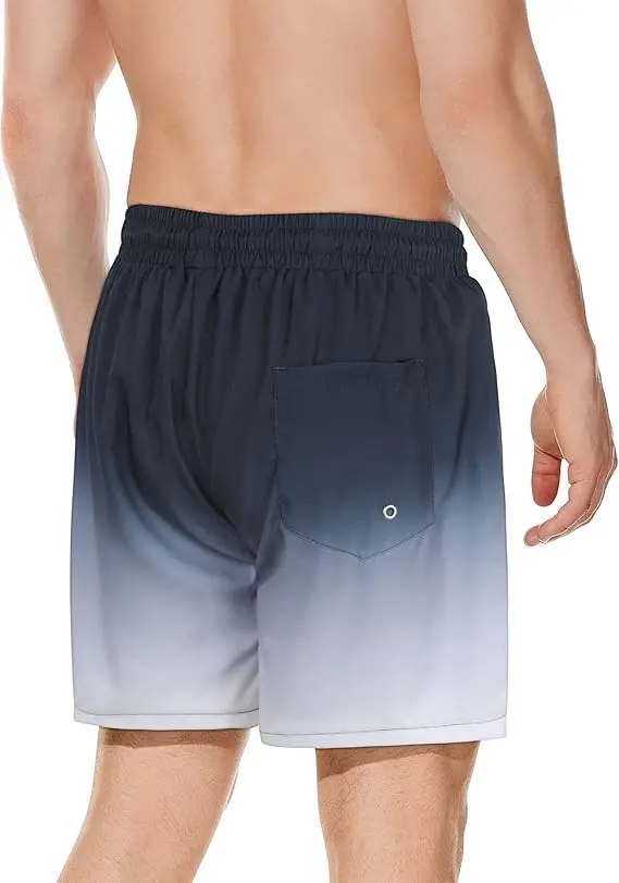 Men's Swim Trunks Board Shorts Quick Dry Mens Swimming Trunks with Compression Liner