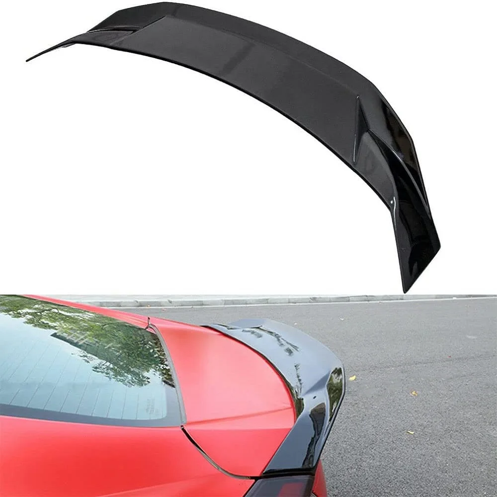 

Car Rear Spoiler Lip Glossy Black Ducktail Wing for Honda Civic Gen 10th Sedan 2017-2021