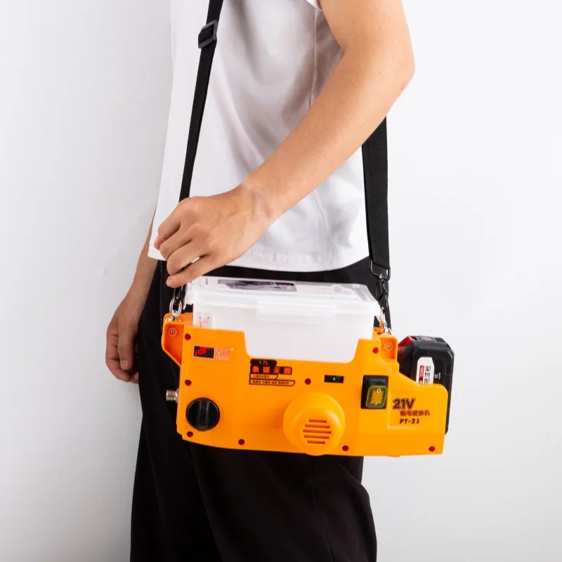 PT-21 Backpack Spray Machine Convenient Paint Latex Paint Multi functional Small Lithium Battery 20V Spray Machine