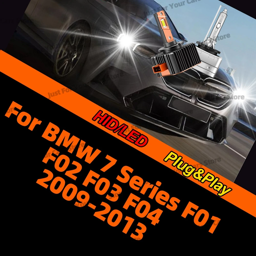 

2x Auto Headlight Bulbs For BMW 7 Series F01 F02 F03 F04 2009 2010 2011 2012 2013 Xenon HID / LED D1S D1 6000K White 12V